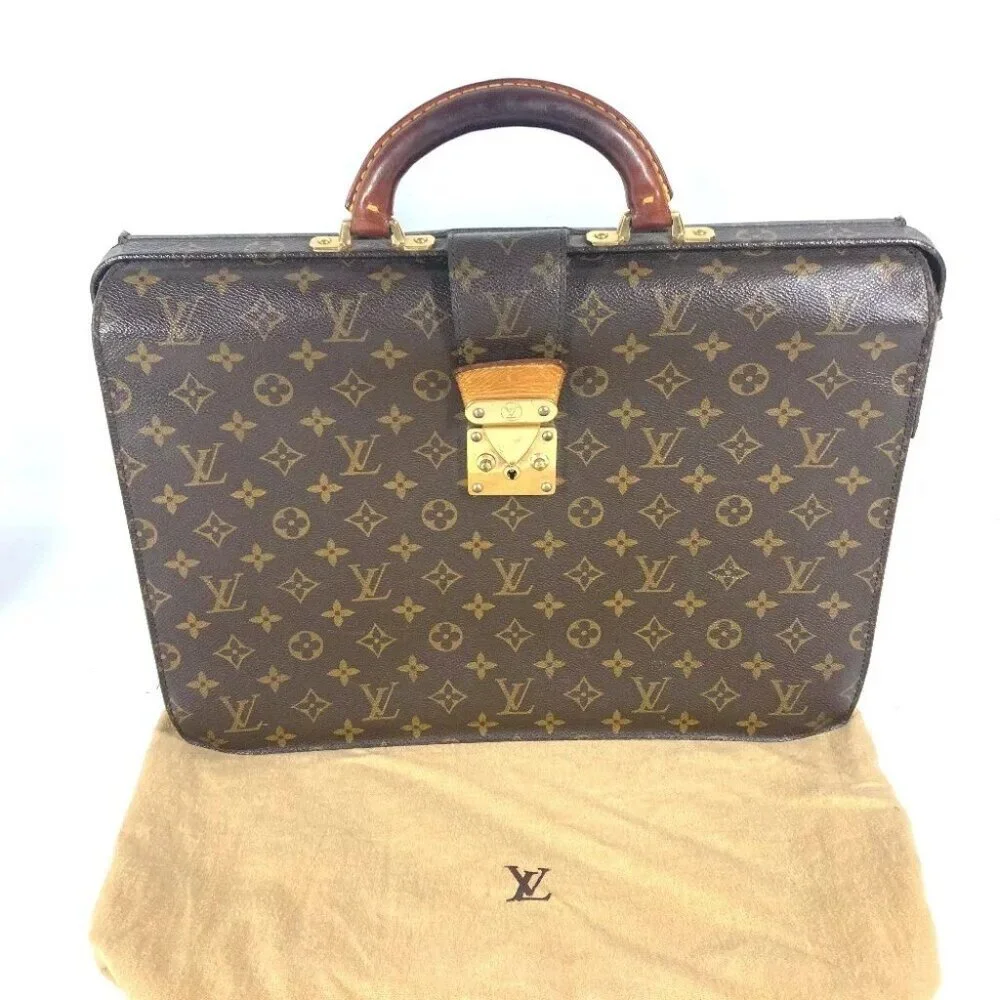 LOUIS VUITTON M53305 Monogram Serviette Fermoir Document bag Business bag